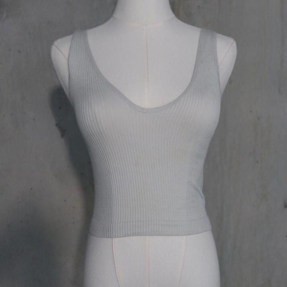 Out-from-under Women's Grey and White Vest